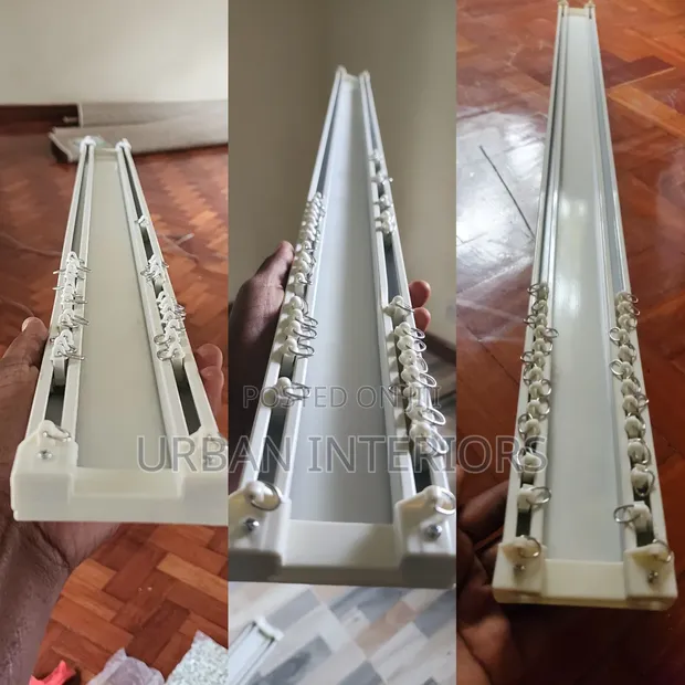 Double Curtain Rails for Curtains & Sheers - 1