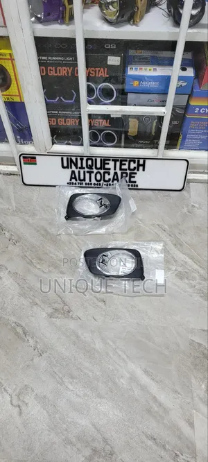 Toyota Axio Fog Light Covers with Chrome Finish