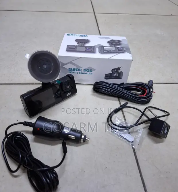 1080p 3-in-1 Car Dashcam: Front, Rear, Cabin - 1