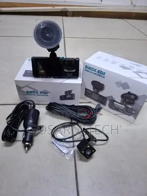 3-in-1 Car Dashcam: Front, Rear & Interior HD Video