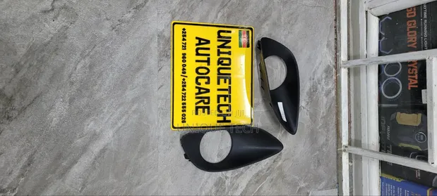 Toyota Belta Front Bumper Fog Light Covers - 1