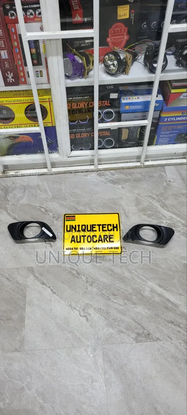 Toyota Allion 260 2007-2008 Front Bumper Fog Light Covers - 1