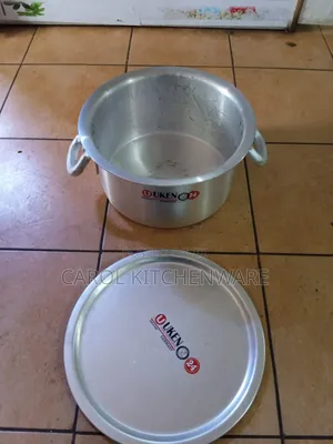 15 Ltr Heavy Aluminium Sufuria with Lid and Handle