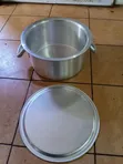 40 Ltr Heavy Gauge Aluminium Sufuria with Lid & Handle - 2