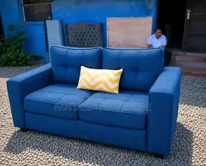 Brand New 2-Seater Blue Sofa with Free Delivery