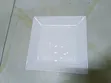 12-Piece Square White Melamine Plate Set - 2