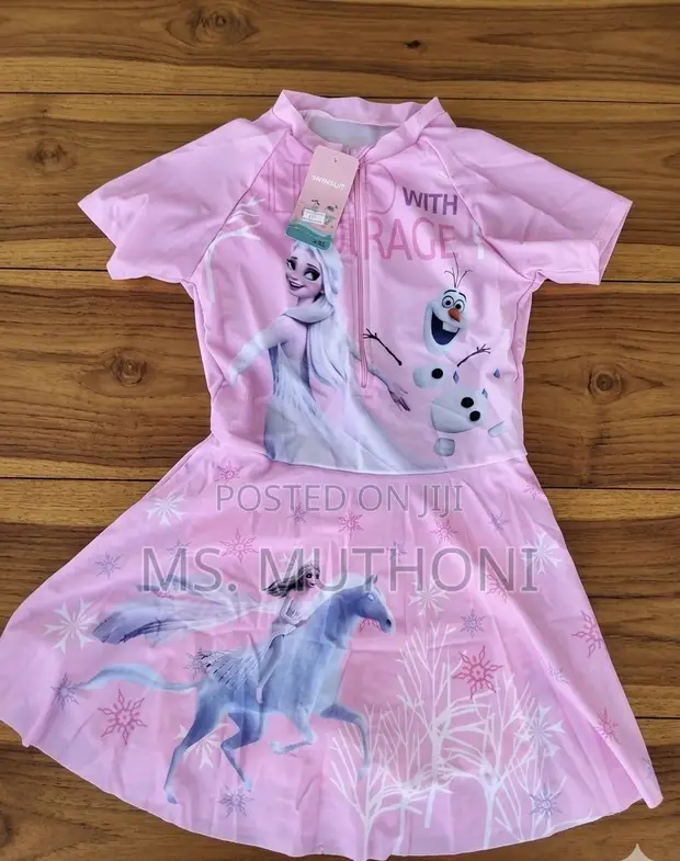 Princess Elsa Enchanted Wave Swim Dress - 1