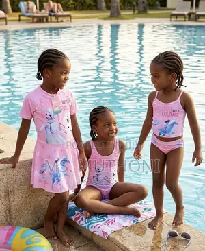 Frozen Snow Queen Crystal Flurry One-Piece Swim Dress