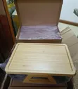 Foldable Wooden Couch Tray - 2