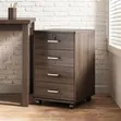 Multipurpose Wooden Cabinet with Lock & Wheels - 2