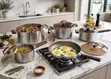 Tri-Ply Heritage 10-Piece Stainless Steel Cookware Set - 1