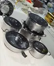 UCC LIFE Luxury Ribbed Sufuria Frying Pan Set - 3