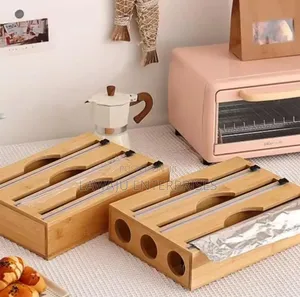 3-in-1 Kitchen Organizer with Cling Film Cutters