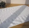 Cotton Bath Mats - Grey & White - 1