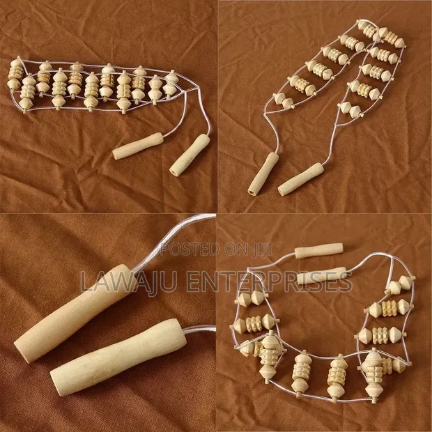 Wooden Back Massager Roller - 1