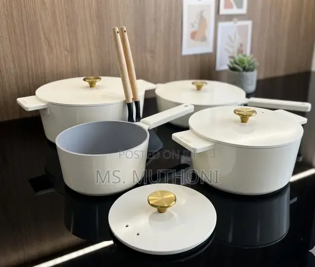 Chef's Foundation Luxury 14-Piece Cast Aluminum Cookware Set - 1