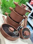 The Hearth Woven 14-Piece Brown Rattan Cookware Set - 2