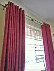 Brand New Hand Washable Eyelash Window Curtains - 1