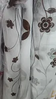 White Bedroom Sheer Curtains Net - 2