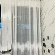 Wall to Wall Sheer Curtains Net for Large Living Room Windows - 2