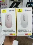 Baseus F02 Ergonomic Dual-Mode Wireless Mouse (Pink/White) - 2