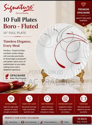 Signature Round Plates Set (6 PCS)