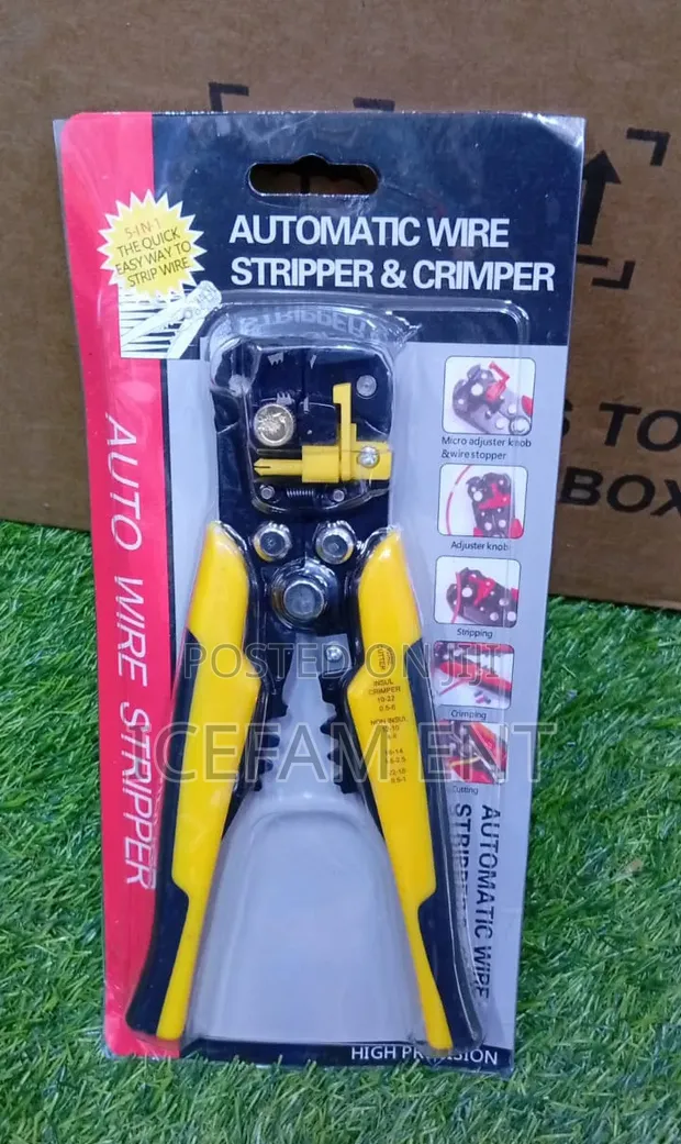 Automatic Wire Stripper and Crimper - 1