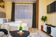 Black Velvet Curtains with Gold Patterns - 1