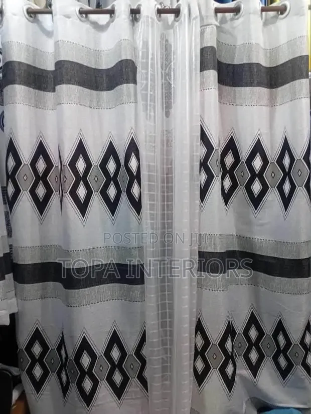 Beautiful Geometric Pattern Curtains - 1