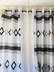 Beautiful Geometric Pattern Curtains - 2