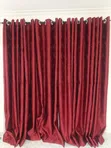 Plain Curtains with Rings for Living Room & Bedroom - 2