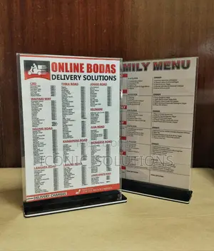 A4 Acrylic Tabletop Sign Holder