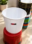 20L White Plastic Bucket - 2