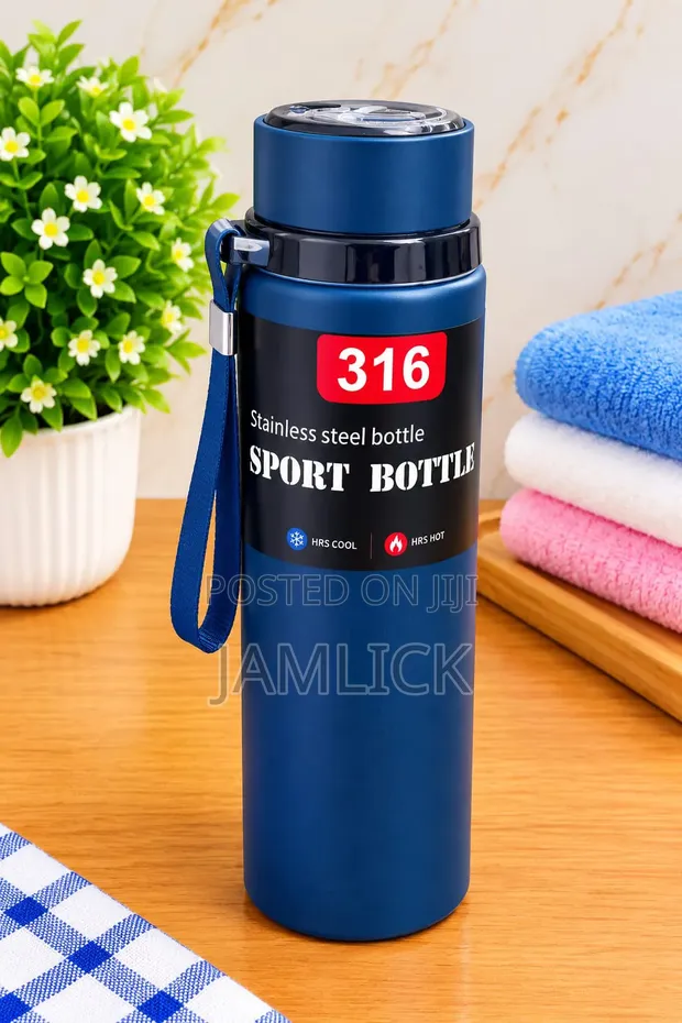 316 Stainless Steel Sports Bottle - Ram - 1