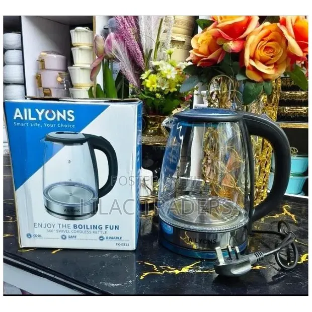 Ailyons 2L Glass Kettle - 1