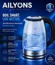 Ailyons 2L Glass Kettle - 2