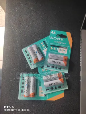 Rechargeable Sony Cycle Energy AA Batteries