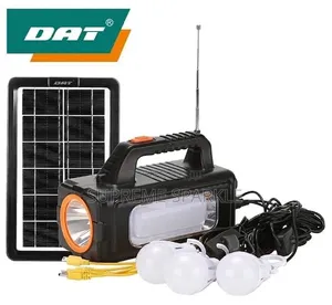 DAT Solar Lighting System AT-9013 with FM Radio & USB Charger