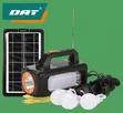 DAT Solar Lighting System AT-9013 with FM Radio & USB Charger - 2