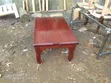 Warm Cherry Solid Wood Coffee Table with Sculpted Edge - 2