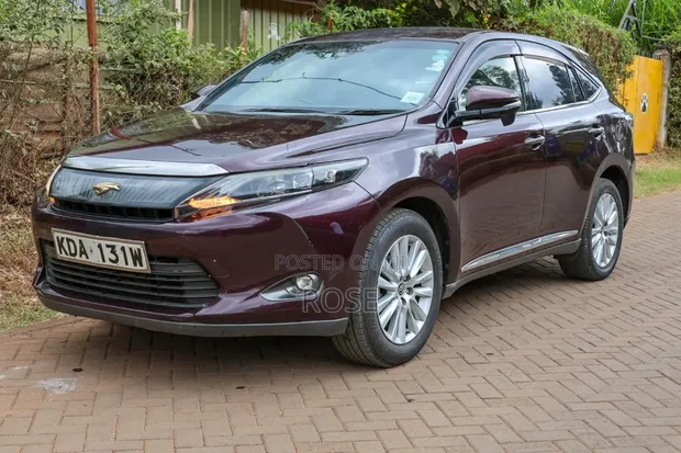 Toyota Harrier 2014 Burgundy - 1