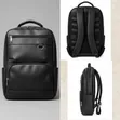 Professional Sleek Leather Business Backpack - 1