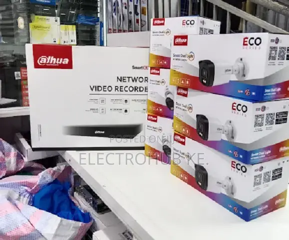 Dahua 4-Camera IP CCTV Kit with 4-Channel NVR - 1