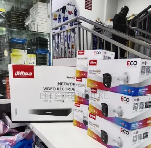 Dahua 4 Channel Smart Dual Light IP Camera CCTV Kit - 1