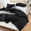 Pom-Pom Laced Design Duvet Cover Set - 4