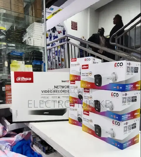 4 Channel Dahua IP Smart CCTV Full Kit - 1