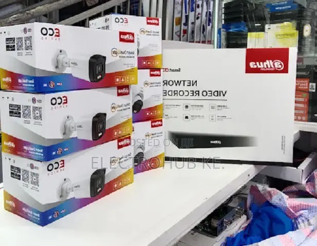 Dahua 4 Channel Smart Hybrid IP Camera Kit - 1