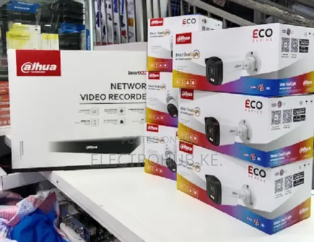 Dahua 4 Channel 2MP IP Camera Full Kit - 1