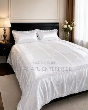 Luxury Silk Jacquard Duvet Cover Set - 6x7