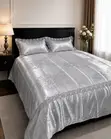 Luxury Silk Jacquard Duvet Cover Set - 6x7 - 4